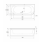 Акриловая ванна Cezares Metauro 180x80х40 L