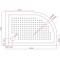 Поддон для душа Cezares Tray R550 120х80 см акриловый L