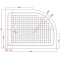 Поддон для душа Cezares Tray R550 120х90 см акриловый L