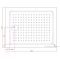 Поддон для душа Cezares Tray прямоугольный 100/80, акриловый