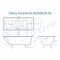 Чугунная ванна Delice France Parallel 170x80 DLR220502R-AS