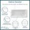 Чугунная ванна Delice France Parallel 150x70 DLR220503R-AS