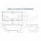 Чугунная ванна Delice France Parallel 180x80 DLR220506R