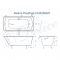 Чугунная ванна Delice France Prestige 175х75 DLR230611