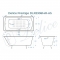 Чугунная ванна Delice France Prestige 160х70 DLR230614R-AS