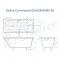 Чугунная ванна Delice France Continental 140х70 DLR230619R-AS