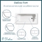 Чугунная ванна Delice France Fort 200х85 DLR230622-AS