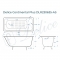 Чугунная ванна Delice France Continental PLUS 170х75 DLR230635-AS Чугунная ванна Delice France Continental PLUS 170х75 DLR230635-AS