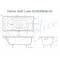 Чугунная ванна Delice France Haiti Luxe 150x80 DLR230636-AS