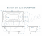 Чугунная ванна Delice France Haiti Luxe 150x80 DLR230636