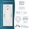Ванна из литьевого мрамора Delice France Bravo 180х80 DLR330001RB-M матовая ручки черные