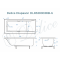 Ванна из литьевого мрамора Delice France Diapason 150х70 DLR330003RB-G ручки черные Ванна из литьевого мрамора Delice France Diapason 150х70 DLR330003RB-G ручки черные