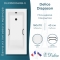 Ванна из литьевого мрамора Delice France Diapason 160х70 DLR330004RB-G ручки черные Ванна из литьевого мрамора Delice France Diapason 160х70 DLR330004RB-G ручки черные