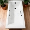 Ванна из литьевого мрамора Delice France Diapason 180х80 DLR330009RB-M матовая ручки черные Ванна из литьевого мрамора Delice France Diapason 180х80 DLR330009RB-M матовая ручки черные