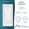Ванна из литьевого мрамора Delice France Diapason 150х75 DLR330014R-M матовая ручки хром