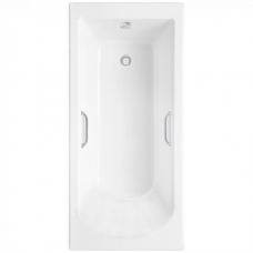 Ванна из литьевого мрамора Delice France Scandi 150х70 DLR330023R-G ручки хром