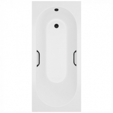 Ванна из литьевого мрамора Delice France Bravo 160х70 DLR330033RB-G ручки черные