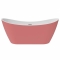 Акриловая ванна Delice France Provanse 170x80, розовая
