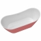 Акриловая ванна Delice France Provanse 170x80, розовая