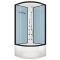 Душевая кабина Domani-Spa Delight High 100х100 стенки Dusty blue, стекло прозрачное, с гидромассажем