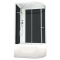 Душевая кабина Domani-Spa Delight High 120х80 L черные стенки, стекло прозрачное