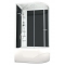 Душевая кабина Domani-Spa Delight High 120х80 L черные стенки, стекло прозрачное, с гидромассажем
