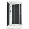 Душевая кабина Domani-Spa Delight 120х80 L черные стенки, стекло прозрачное