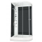 Душевая кабина Domani-Spa Delight 120х80 L черные стенки, стекло прозрачное, с гидромассажем