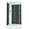 Душевая кабина Domani-Spa Delight 120х80 L черные стенки, стекло сатин матированное
