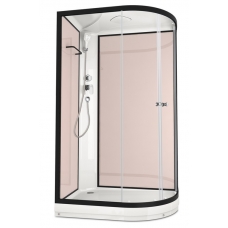 Душевая кабина Domani-Spa Delight 120х80 L стенки Pink cappuccino, стекло прозрачное