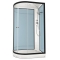 Душевая кабина Domani-Spa Delight 120х80 R стенки Dusty blue, стекло прозрачное