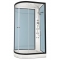 Душевая кабина Domani-Spa Delight 120х80 R стенки Dusty blue, стекло прозрачное, с гидромассажем