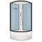Душевая кабина Domani-Spa Delight High 80х80 стенки Dusty blue, стекло прозрачное