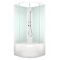 Душевая кабина Domani-Spa Eco Delight High 90х90 белые стенки, стекло прозрачное, без крыши