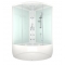 Душевая кабина Domani-Spa Vitality High 120х120 белые стенки, стекло прозрачное, с гидромассажем