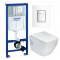 Комплект Grohe Rapid SL 38772001 + унитаз Esbano Leon-WBN безободковый с функцией биде и смесителем