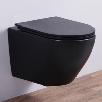 Унитаз подвесной Esbano Azalea matt black