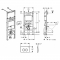 Комплект Система инсталляции для унитазов Geberit Duofix 458.122.21.1 с кнопкой смыва + Унитаз OWL Vind Ruta-H OWLT190304 безободковый