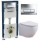 Комплект Система инсталляции Geberit Duofix 458.128.21.1 + унитаз Esbano Azalea white безободковый