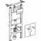 Система инсталляции для унитазов Geberit Duofix 458.128.21.1 4 в 1 с кнопкой смыва