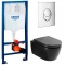 Комплект Система инсталляции Grohe Rapid SL 38721001 + унитаз SSWW CT2037 black