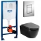 Комплект Система инсталляции Grohe Rapid SL 38772001 + унитаз SSWW CT2037 black
