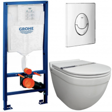 Комплект Система инсталляции Grohe Rapid SL 38721001 + унитаз Bloomix Matrix 2.0 T12601R/UF1 безободковый