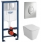 Комплект Система инсталляции Grohe Rapid SL 38721001 + унитаз Owl 1975 Ruta-H OWLT190401 безободковый