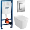 Комплект Система инсталляции Grohe Rapid SL 38772001 + унитаз OWL Vatter Ruta-H mini OWLT190403 безободковый