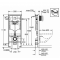 Комплект Grohe Rapid SL 38772001 + унитаз Esbano Leon-WBN безободковый с функцией биде и смесителем
