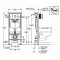 Комплект Система инсталляции Grohe Rapid SL 38772001 + унитаз Bloomix Matrix 2.0 T12601R/UF1 безободковый