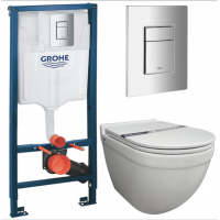 Комплект Система инсталляции Grohe Solido 38811000 + унитаз Bloomix Matrix 2.0 T12601R/UF1 безободковый Комплект Система инсталляции Grohe Solido 38811000 + унитаз Bloomix Matrix 2.0 T12601R/UF1 безободковый