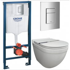 Комплект Система инсталляции Grohe Solido 38811000 + унитаз Bloomix Matrix 2.0 T12601R/UF1 безободковый