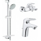 Душевой комплект Grohe Eurostyle 124416